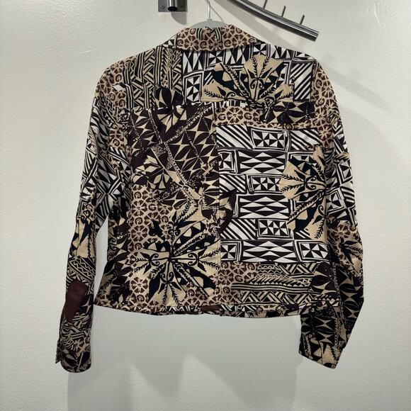 Vintage 100% Silk Button-Up Jacket – Size SP (Small Petite) - Picture 4 of 13